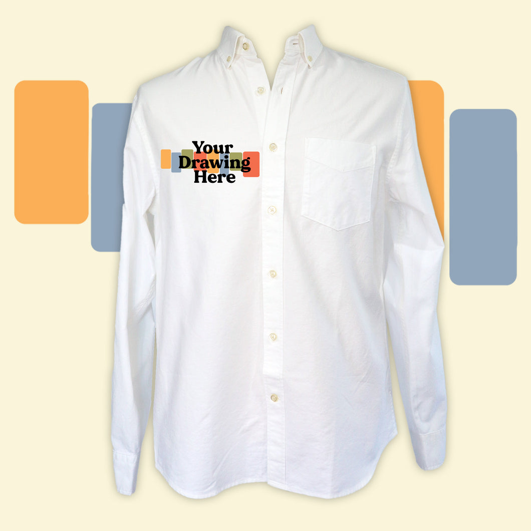 button up shirt with 